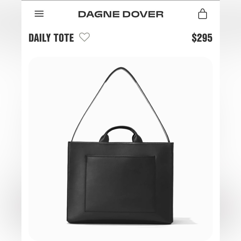 Dagne Dover Daily Tote, Vegan Leather, still like new!